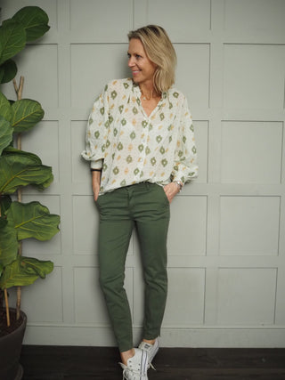 Chino Trousers - Navy Blue