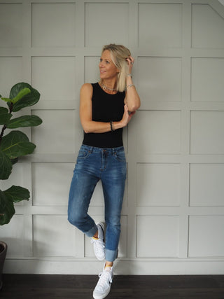 Mavis Vest/Tank Body - Black