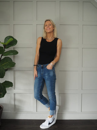 Mavis Vest/Tank Body - Black