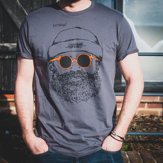 Men’s Henry Hipster T-Shirt - Grey