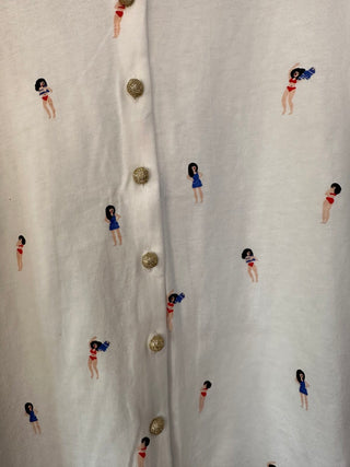 Bikini Short Sleeved T Shirt - Off White