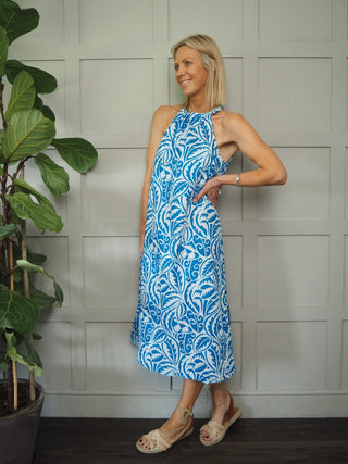 Bungi Midi Dress - Black, Blue, Red, Yellow