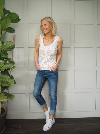 Ejay Floral Camisole Vest - Yellow