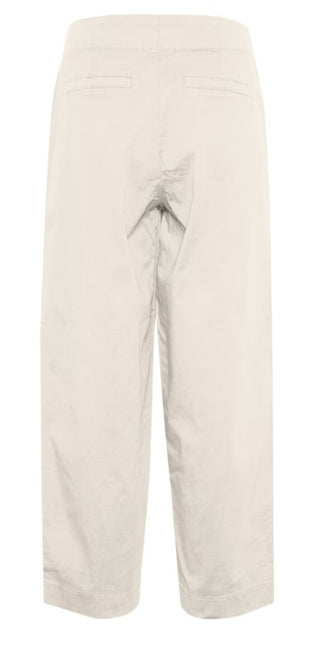 Netta Cropped Trousers by Part Two - Oatmeal, Olive