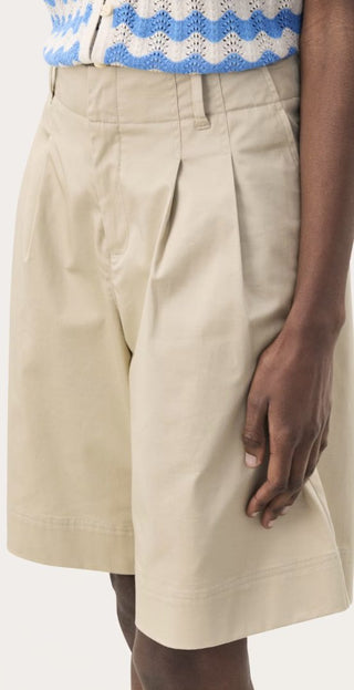 Rasmine Tailored Shorts by Part Two - Stone