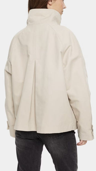 Isobel Lightweight Jacket by Saint Tropez - Oatmeal