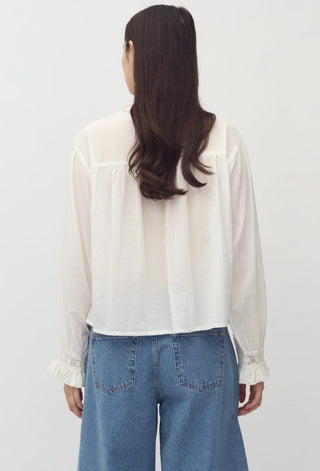 Gerlina Blouse with Long Sleeves by mbyM - Ecru