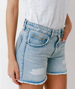 Stevie Denim Shorts by Seventy Mochi - Vintage Austin
