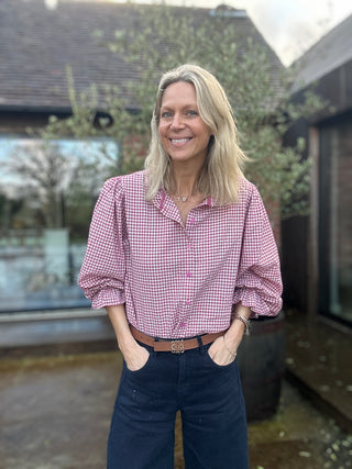 Olivia Gingham Blouse - 9 Colours