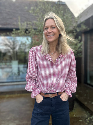 Olivia Gingham Blouse - 9 Colours