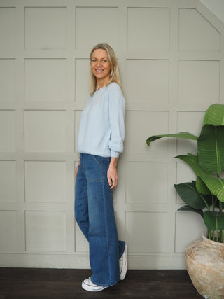 Joey Button Front Jumper - 13 Colours