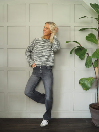 Ada Straight Leg Denim Jeans by Moss Copenhagen -Denim Blue, Grey