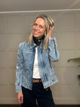 Fai Denim Jacket by Seventy Mochi - Newport (Light Denim Blue)