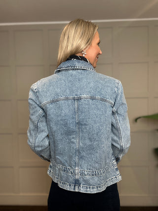Fai Denim Jacket by Seventy Mochi - Newport (Light Denim Blue)