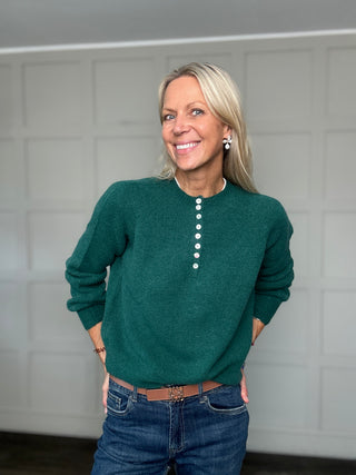 Joey Button Front Jumper - 18 Colours