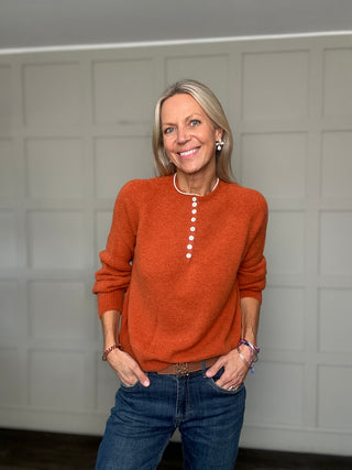 Joey Button Front Jumper - 18 Colours