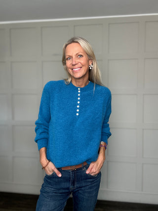 Joey Button Front Jumper - 18 Colours