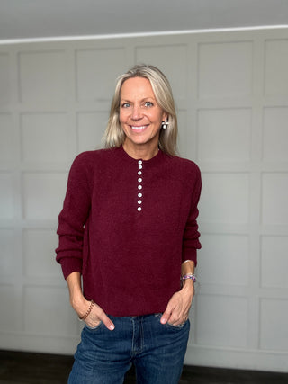 Joey Button Front Jumper - 18 Colours
