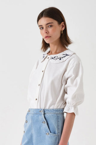 Bella Blouse by Seventy Mochi - White