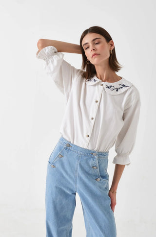 Bella Blouse by Seventy Mochi - White