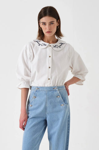 Bella Blouse by Seventy Mochi - White