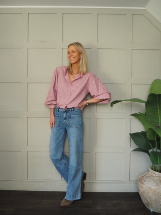 Falmer Boot Cut Jeans  - Denim Blue