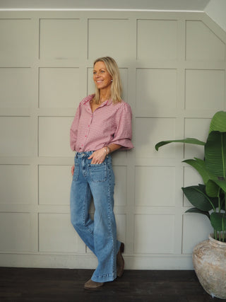 Falmer Boot Cut Jeans  - Denim Blue