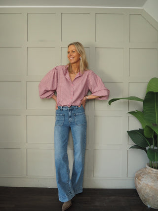 Falmer Boot Cut Jeans  - Denim Blue