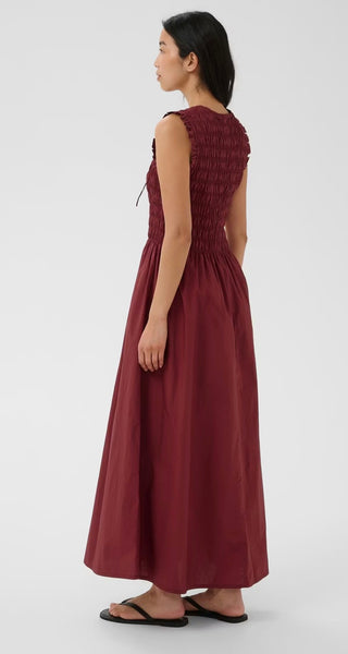 Borgnette Dress by Part Two - Burnt Russet