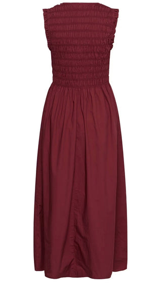 Borgnette Dress by Part Two - Burnt Russet