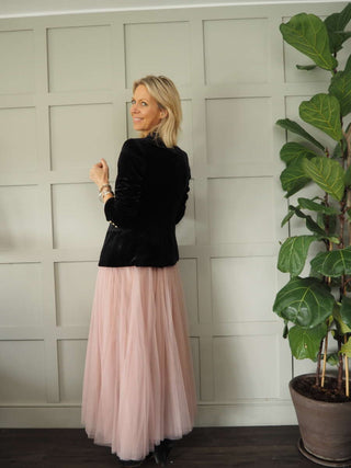 Taz Tulle Skirt with Elasticated Waist and Satin Ribbon - 7 Colours