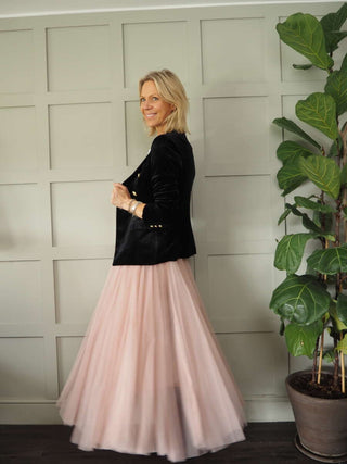 Taz Tulle Skirt with Elasticated Waist and Satin Ribbon - 7 Colours