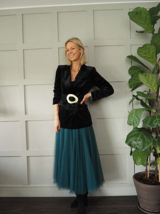 Taz Tulle Skirt with Elasticated Waist and Satin Ribbon - 7 Colours