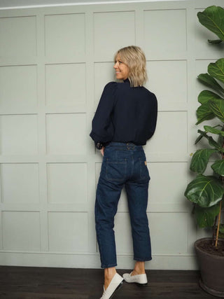 Belle Long Sleeve, Ruffle Collar Blouse, Best Seller - 9 Colours