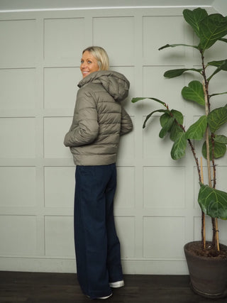 Reni Wool Coat with Removable Down Jacket by Rino &amp; Pelle - Dark Artichoke