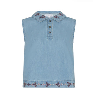 Tobi Tank Top by Seventy Mochi - Pink, Blue