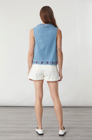 Tobi Tank Top by Seventy Mochi - Pink, Blue
