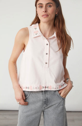 Tobi Tank Top by Seventy Mochi - Pink, Blue