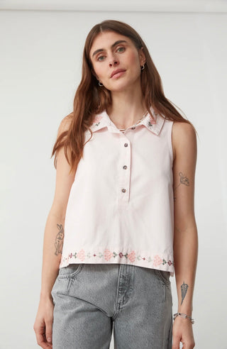 Tobi Tank Top by Seventy Mochi - Pink, Blue