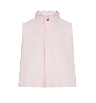 Iris Waistcoat by Seventy Mochi - Blush Pink, Idaho Denim Blue