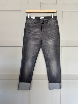 Soho Distressed Relaxed Fit Denim Jeans, Best Seller - Dark Indigo, Denim Blue, Ecru, Grey