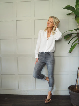 Soho Distressed Relaxed Fit Denim Jeans, Best Seller - Dark Indigo, Denim Blue, Ecru, Grey