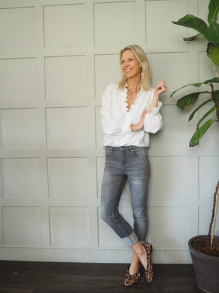 Soho Distressed Relaxed Fit Denim Jeans, Best Seller - Dark Indigo, Denim Blue, Ecru, Grey