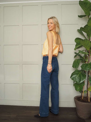 Nessie Lace Trimmed Vest - Bright Pink, Mushroom, Neon Orange