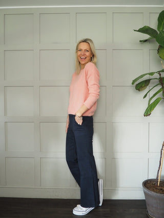 Dax Mid Rise Wide Leg Jeans - Light Denim, Mid Blue, Navy Blue