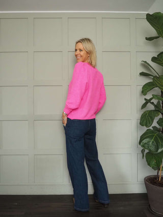 Padam Super Soft, Puff Shoulder Round Neck Jumper, Best Seller - 13 Colours