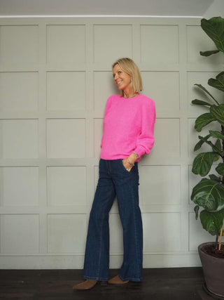 Padam Super Soft, Puff Shoulder Round Neck Jumper, Best Seller - 13 Colours