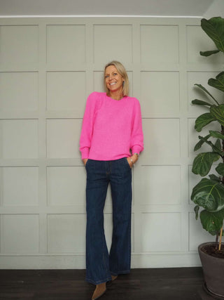 Padam Super Soft, Puff Shoulder Round Neck Jumper, Best Seller - 13 Colours