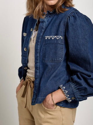 Ziggy Jacket by Seventy Mochi - Americana (Dark Blue Denim)