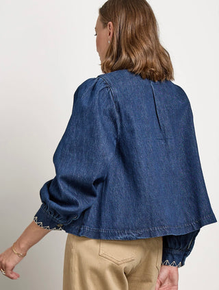 Ziggy Jacket by Seventy Mochi - Americana (Dark Blue Denim)